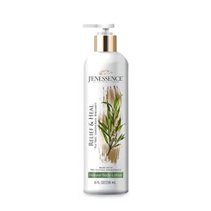 J'enessence Relief & Heal Natural Body Lotion With Tea Tree, Lemongrass, & Bergamot Oil
