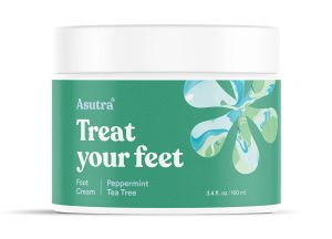ASUTRA Treat Your Feet Foot Cream | Peppermint & Tea Tree Essential Oils
