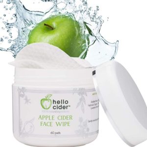 Apple Cider Vinegar Acne Face Toner Pads - Organic Tea Tree Oil