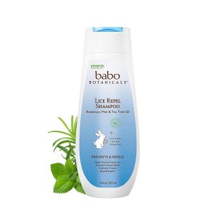 Babo Botanicals Lice Repel Shampoo With Rosemary Leaf Extract And Organic Tea Tree Oil