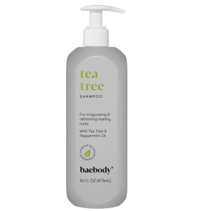 Baebody Tea Tree Oil Shampoo For Dandruff, Dry Hair & Itchy Scalp