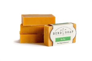 Bend Soap Company All Natural Handmade Goat Milk Soap For Dry Skin Relief, Tea Tree Oil