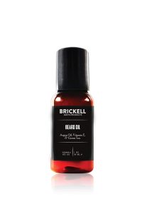 Brickell Men's Beard Oil For Men, Natural And Organic Argan And Jojoba Oil Blend