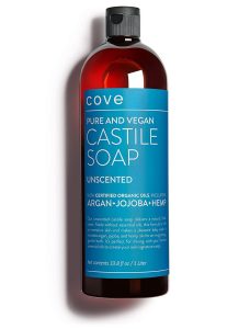 Cove Castile Soap Unscented - Organic Argan, Jojoba, And Hemp Oils