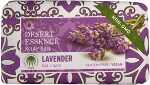 Desert Essence Lavender Soap Bar -Tea Tree Oil - Aloe Vera-Jojoba & Palm Oil