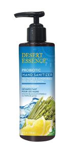 Desert Essence Probiotic Hand Sanitizer - Tea Tree Oil & Lemongrass
