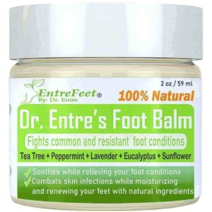 Dr. Entre's Foot Balm: Tea Tree Oil & Shea Butter Based  Cream