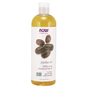 NOW Solutions, Jojoba Oil, 100% Pure Moisturizing, Multi-Purpose Oil For Face, Hair, And Body
