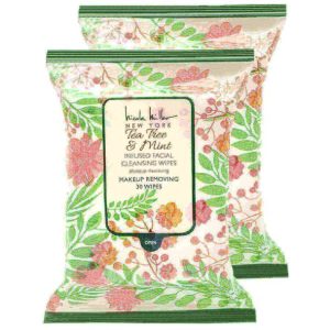 Nicole Miller Tea Tree And Mint Facial Cleansing And Makeup Remover Wipes