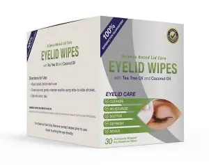 Premium Eyelid Wipes With Tea Tree And Coconut Oil