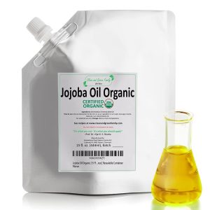 Raw and Organic Jojoba Oil | 100% Pure, Natural, Unscented | Used For DIY Skin Care Products | Moisturizer, Face Oil, Carrier Oil, Massage Oil, Essential Oil