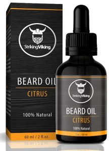 Scented Beard Oil Conditioner for Men - Natural Organic Formula With Tea Tree, Argan, And Jojoba Oils With Citrus Scent