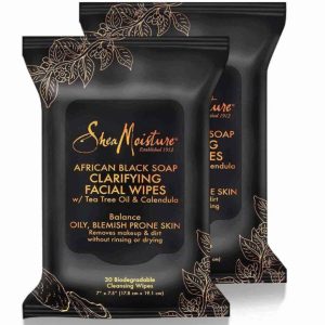 Shea Moisture Makeup Remover Face Wipes With Tea Tree Oil