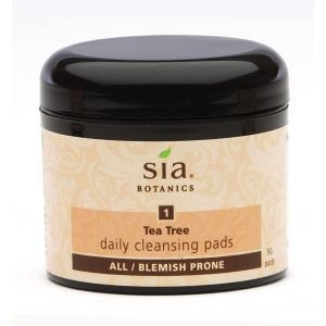 Sia Botanics Natural Tea Tree Oil Face Cleansing Pads With Vitamin E