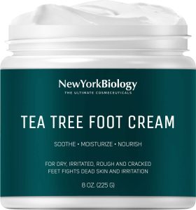 Tea Tree Oil Foot Cream For Dry Cracked Feet