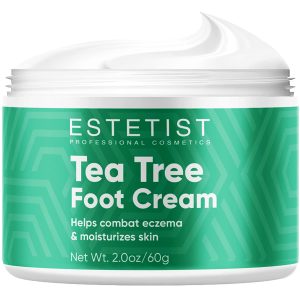 Tea Tree Oil Foot Cream For Dry Cracked Skin, Heel, And Calluses