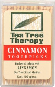 Tea Tree Therapy Cinnamon Toothpicks