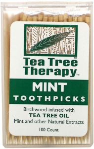 Tea Tree Therapy, Toothpicks Mint Tea Tree Oil