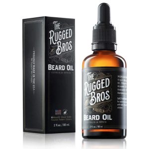 The Rugged Bros Beard Oil Unscented: With Argan Oil Serum And Jojoba Oils