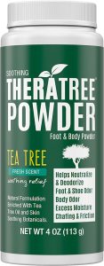TheraTree Foot, Body And Shoe Powder With Tea Tree Oil