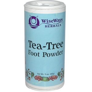 Wiseways Herbals, Foot Powder Tea Tree